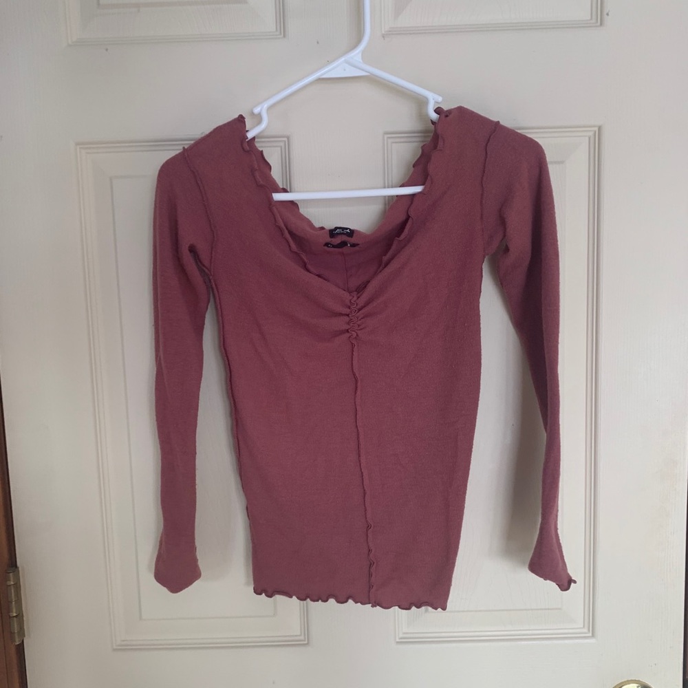Off the shoulder crop top